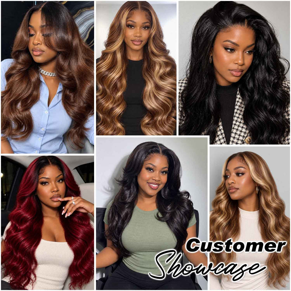 AUTHRIS Body Wave Lace Front Wig | Chocolate Ombre