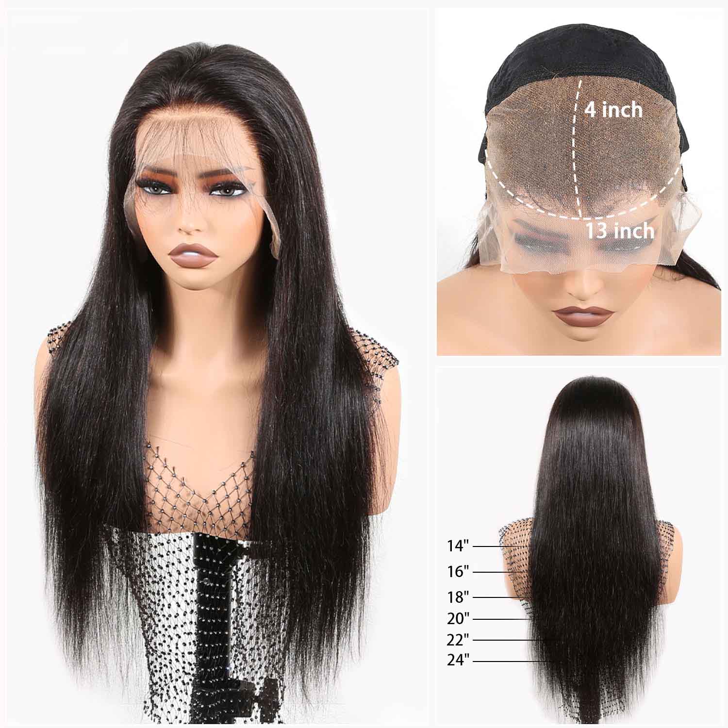 Authris Straight HD Lace Front Human Hair Wig | Chocolate Ombre