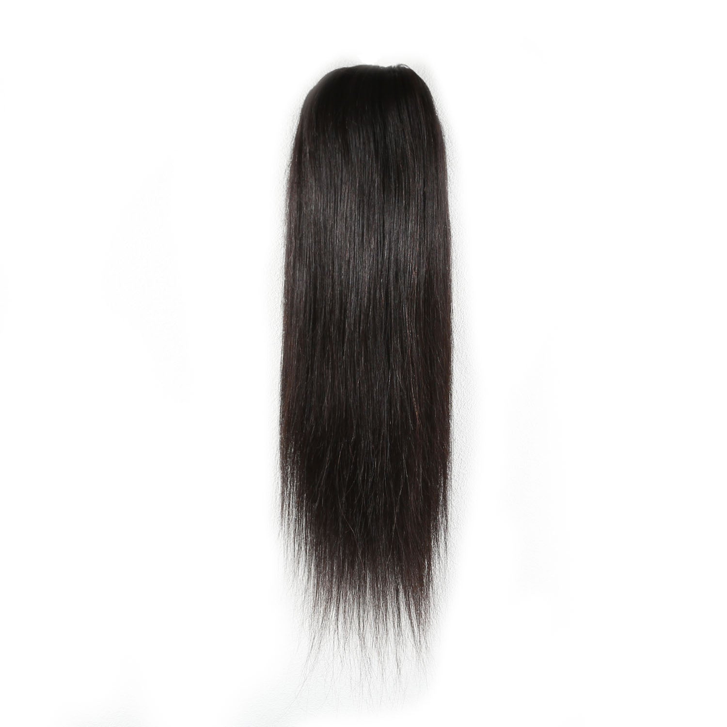Authris Straight Human Hair Claw Clip Ponytail | Natural Black