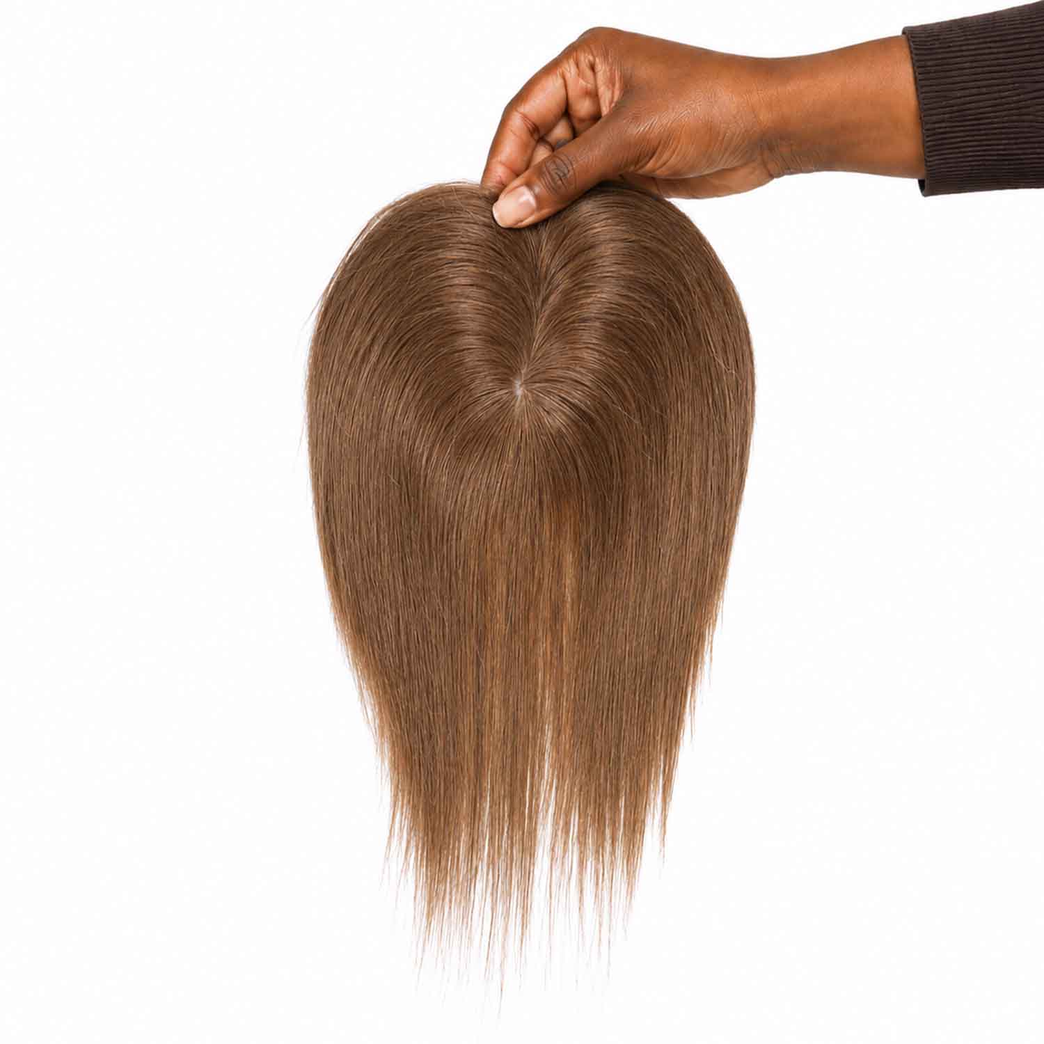 Authris Straight Simulated Scalp Hair Topper for Women | Light Brown