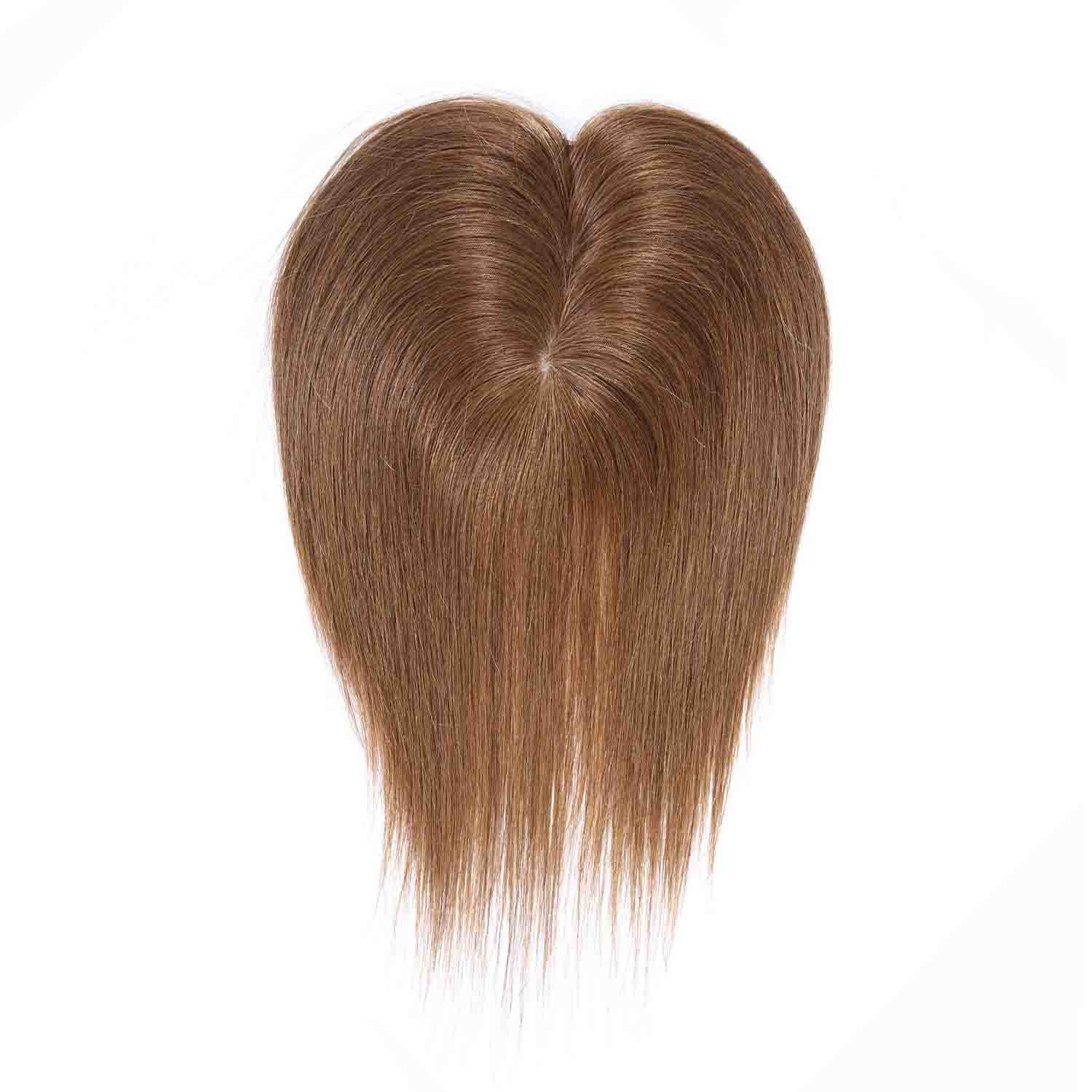 Authris Straight Simulated Scalp Hair Topper for Women | Light Brown