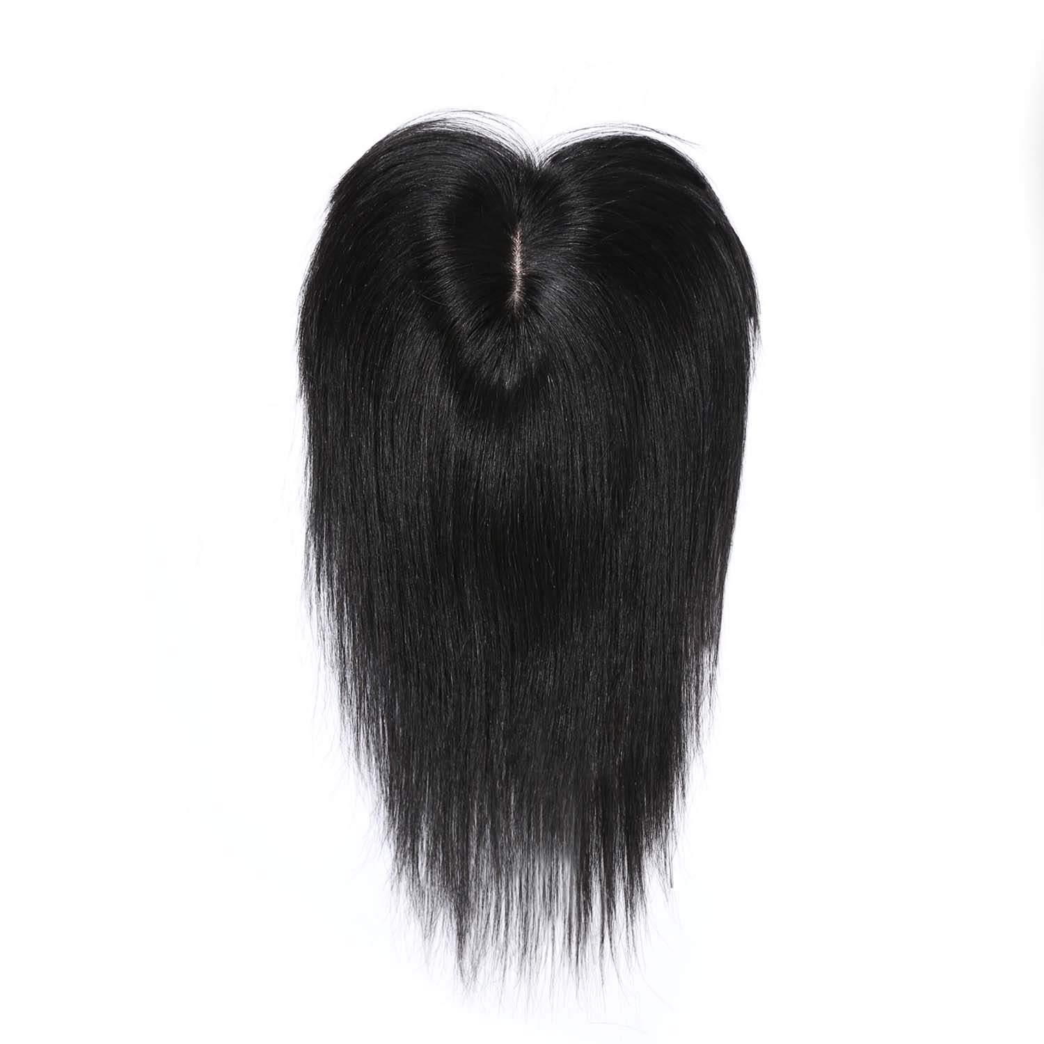 Authris Straight Clip-in Bangs Hair Topper for Women | Natural Black