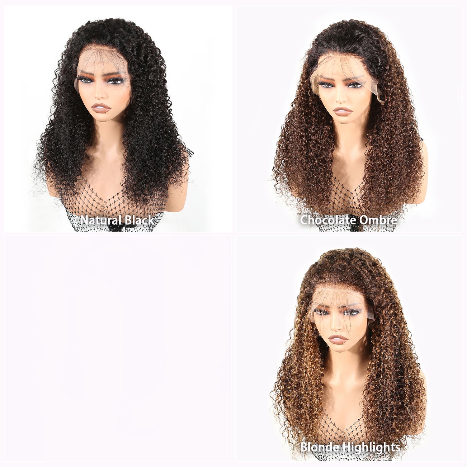 Authris Curly HD Lace Front Human Hair Wig | Natural Black