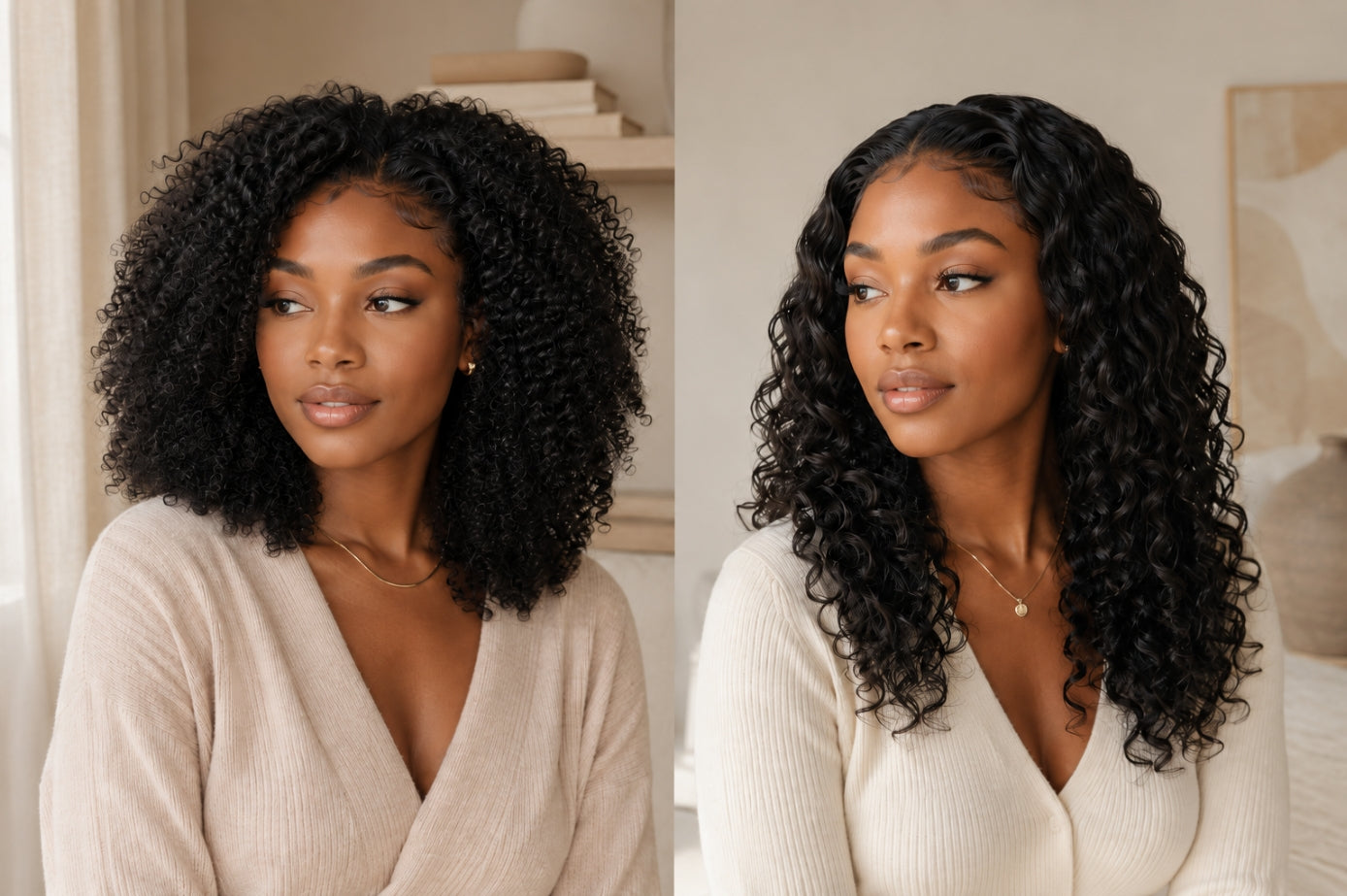 Kinky Curly Wig vs Curly Wig: Texture, Volume, and Care Difference
