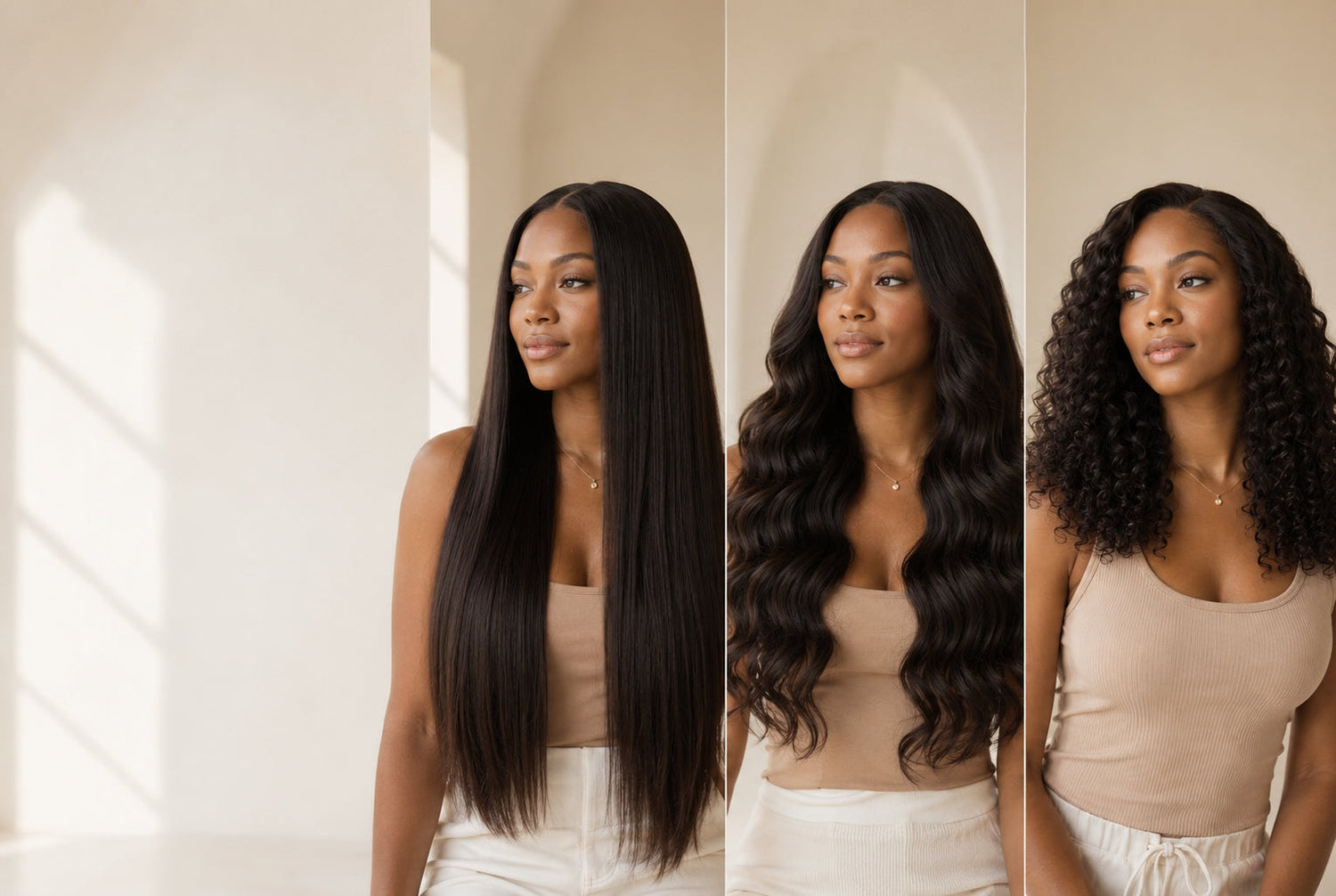 Wig Length Chart: Straight, Body Wave, and Curly Length Differences
