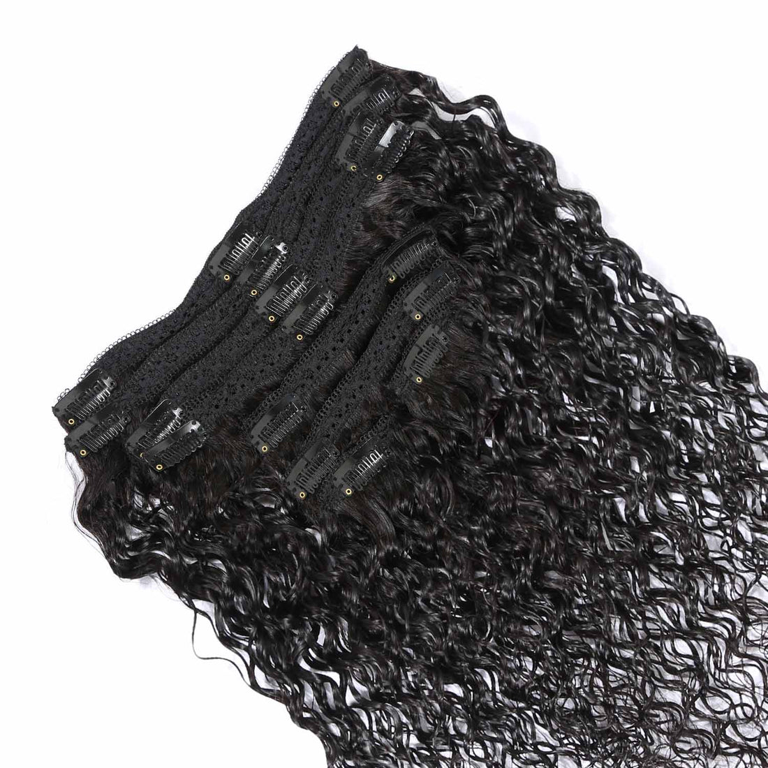 AUTHRIS Deep Wave Clip-Ins (8-Piece) | Natural Black