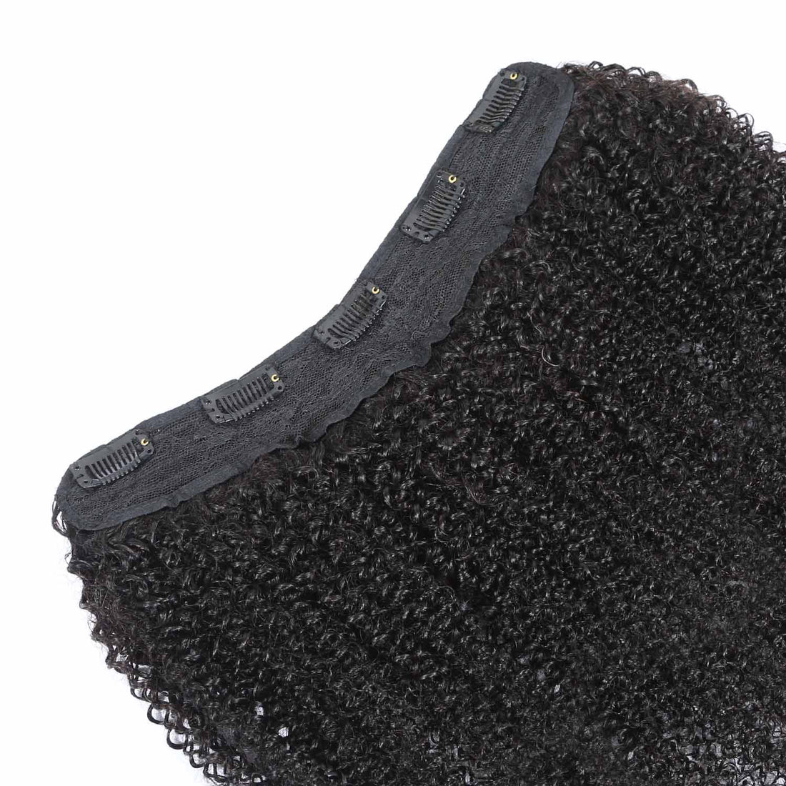 AUTHRIS Afro Kinky Curly Clip-Ins (1-Piece) | Natural Black