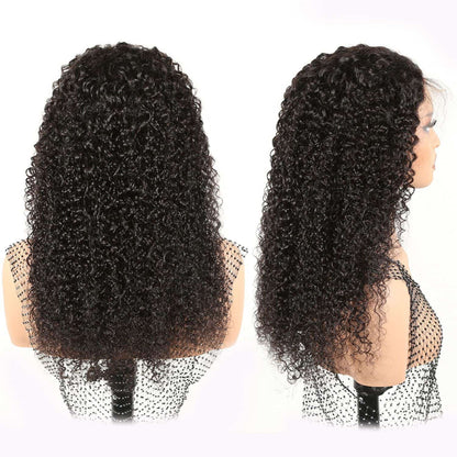 Authris Curly HD Lace Front Human Hair Wig | Natural Black
