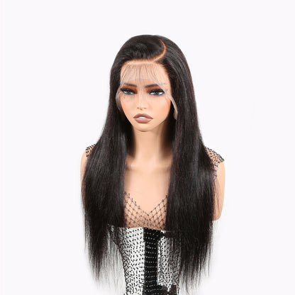 Authris Straight HD Lace Front Human Hair Wig | Natural Black
