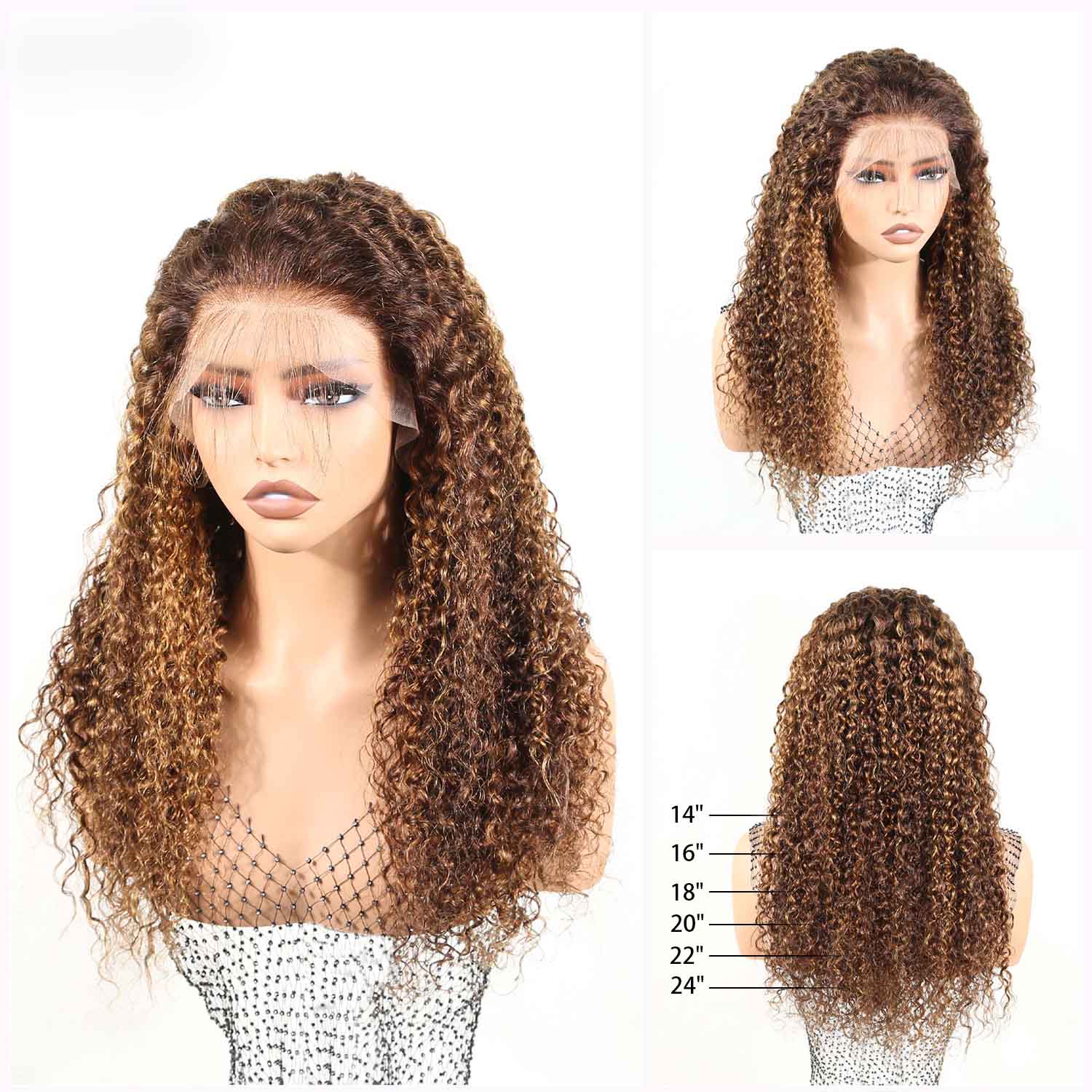 Authris Curly HD Lace Front Human Hair Wig | Natural Black