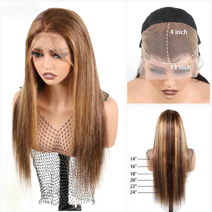 Authris Straight HD Lace Front Human Hair Wig | Chocolate Ombre