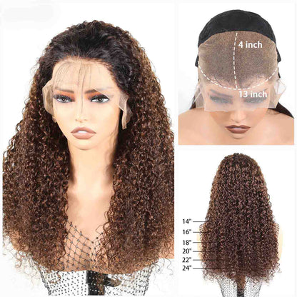 Authris Curly HD Lace Front Human Hair Wig | Natural Black