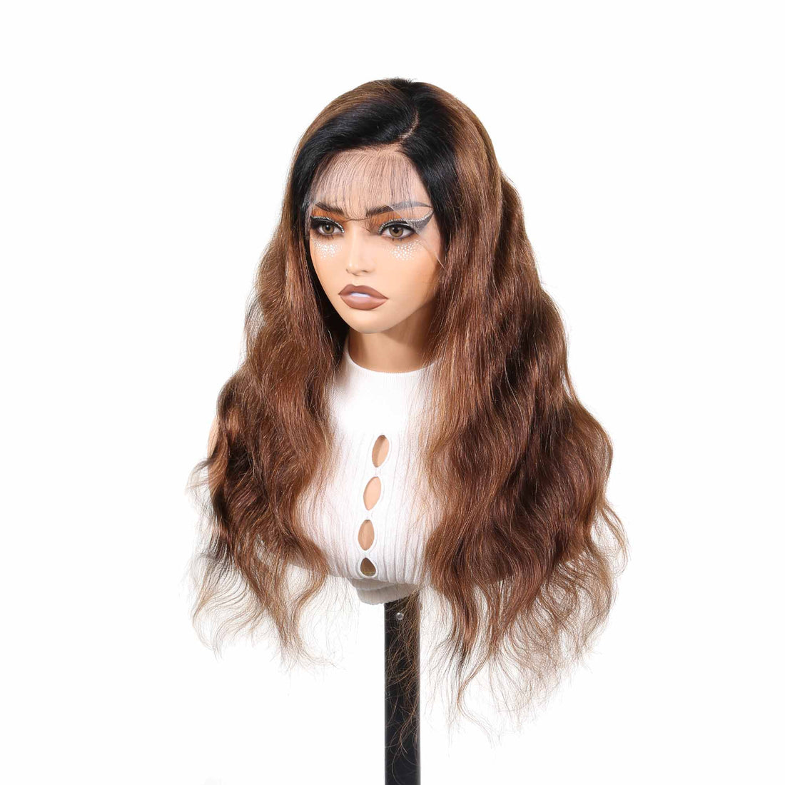 AUTHRIS Body Wave Lace Front Wig | Chocolate Ombre