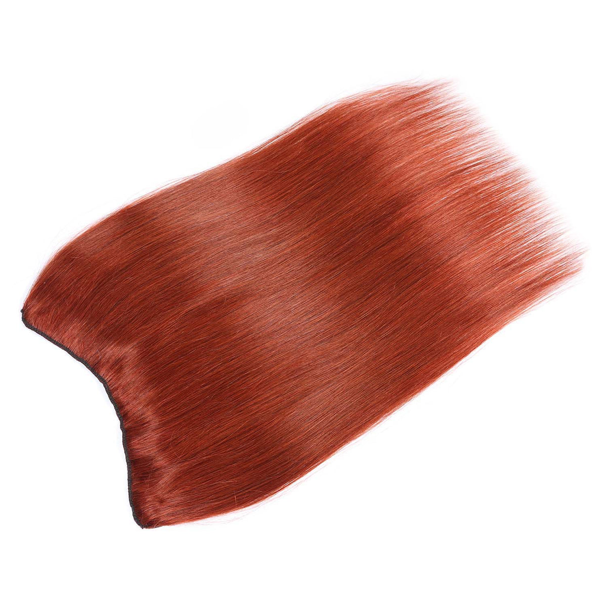 Authris Straight 1-Piece Clip-In Human Hair Extensions | Auburn Brown