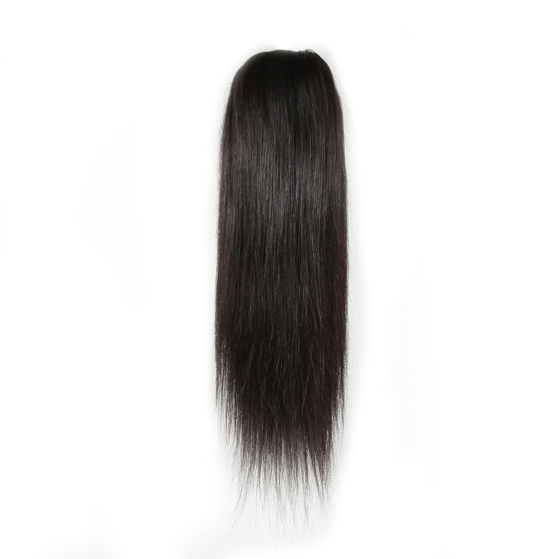 Authris Straight Human Hair Claw Clip Ponytail | Natural Black