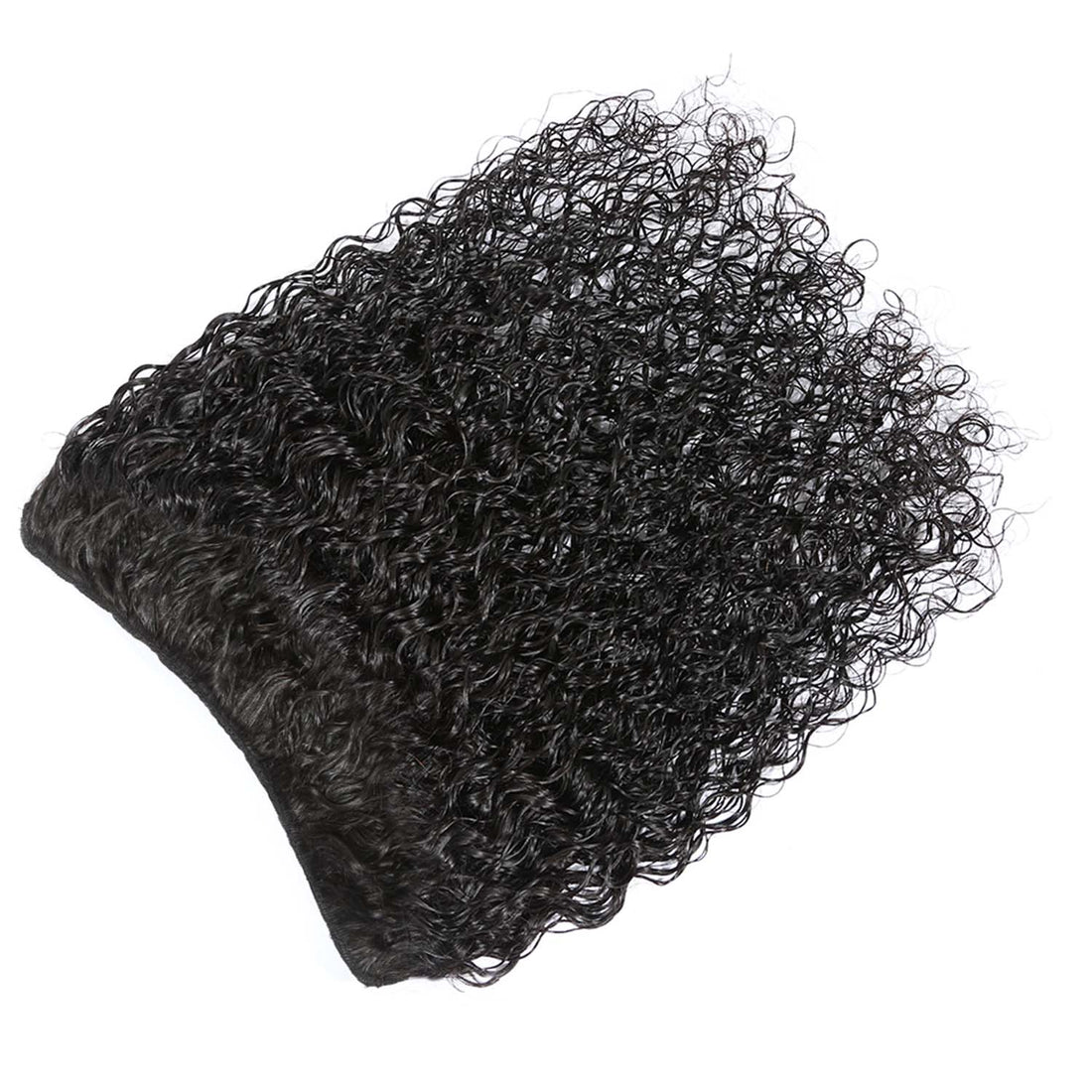 Authris Water Wave 1-Piece Clip-In Human Hair Extensions | Natural Black