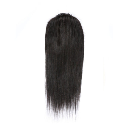 Authris Straight Human Hair Drawstring Ponytail | Natural Black