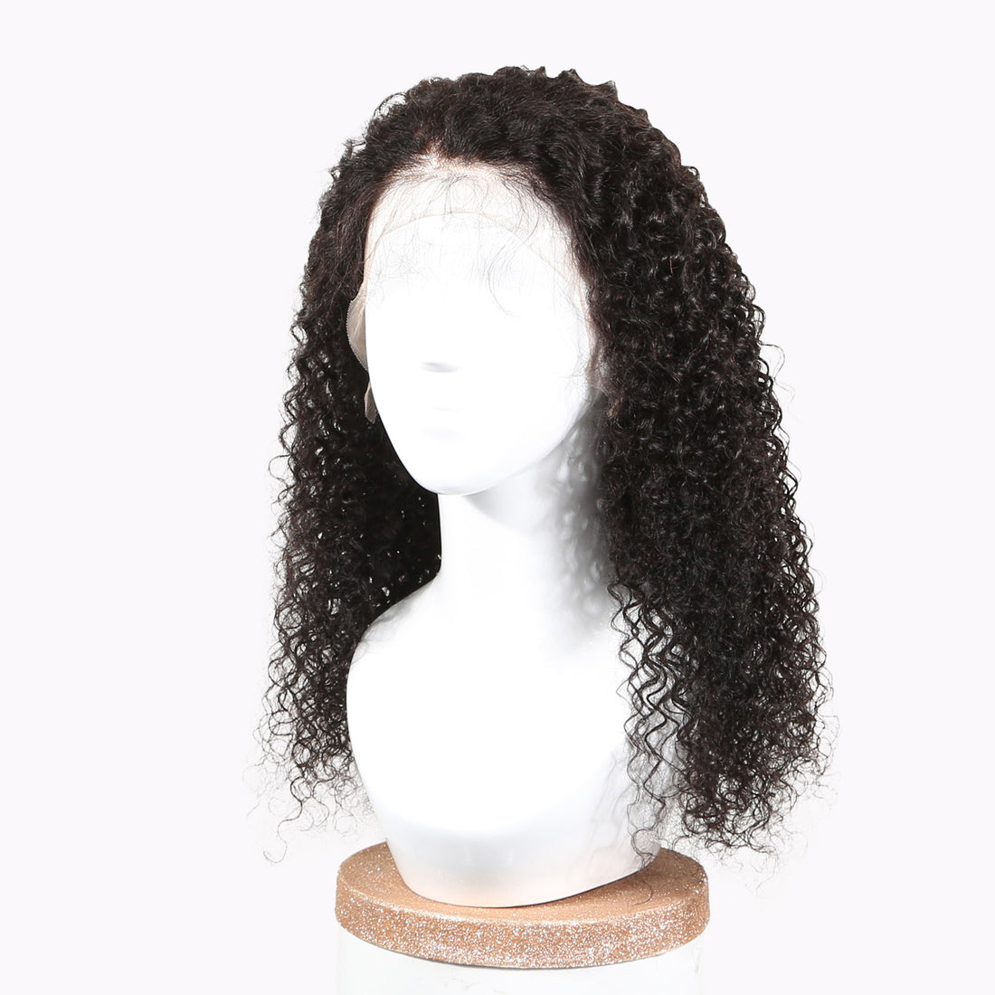 Authris Curly HD Lace Front Human Hair Wig | Natural Black