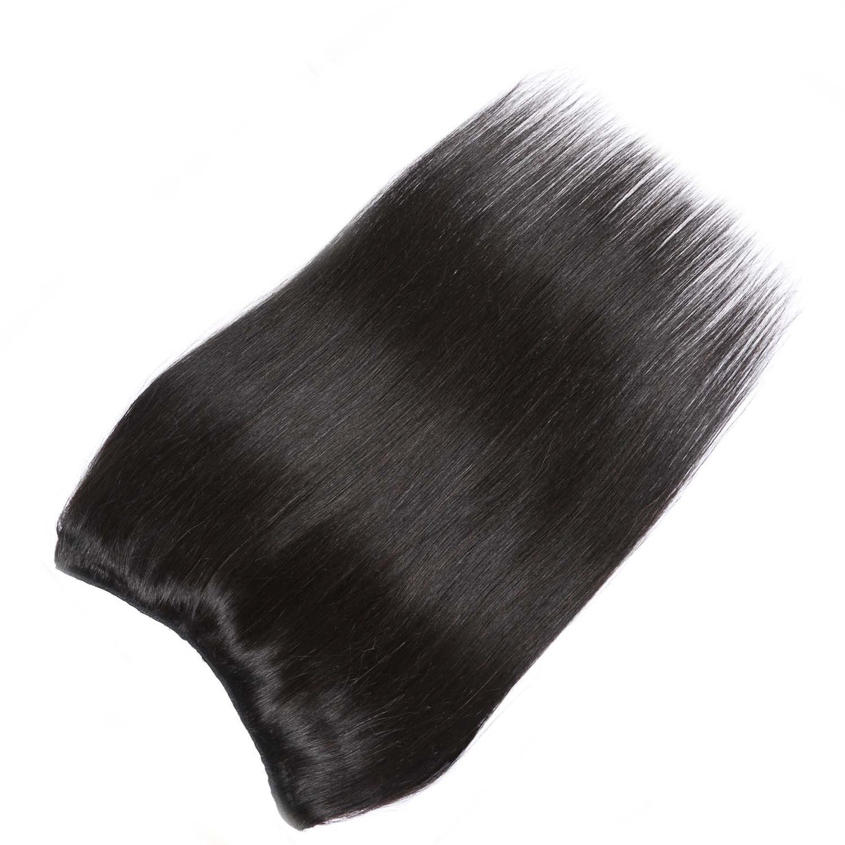 Authris Straight 1-Piece Clip-In Human Hair Extensions | Natural Black
