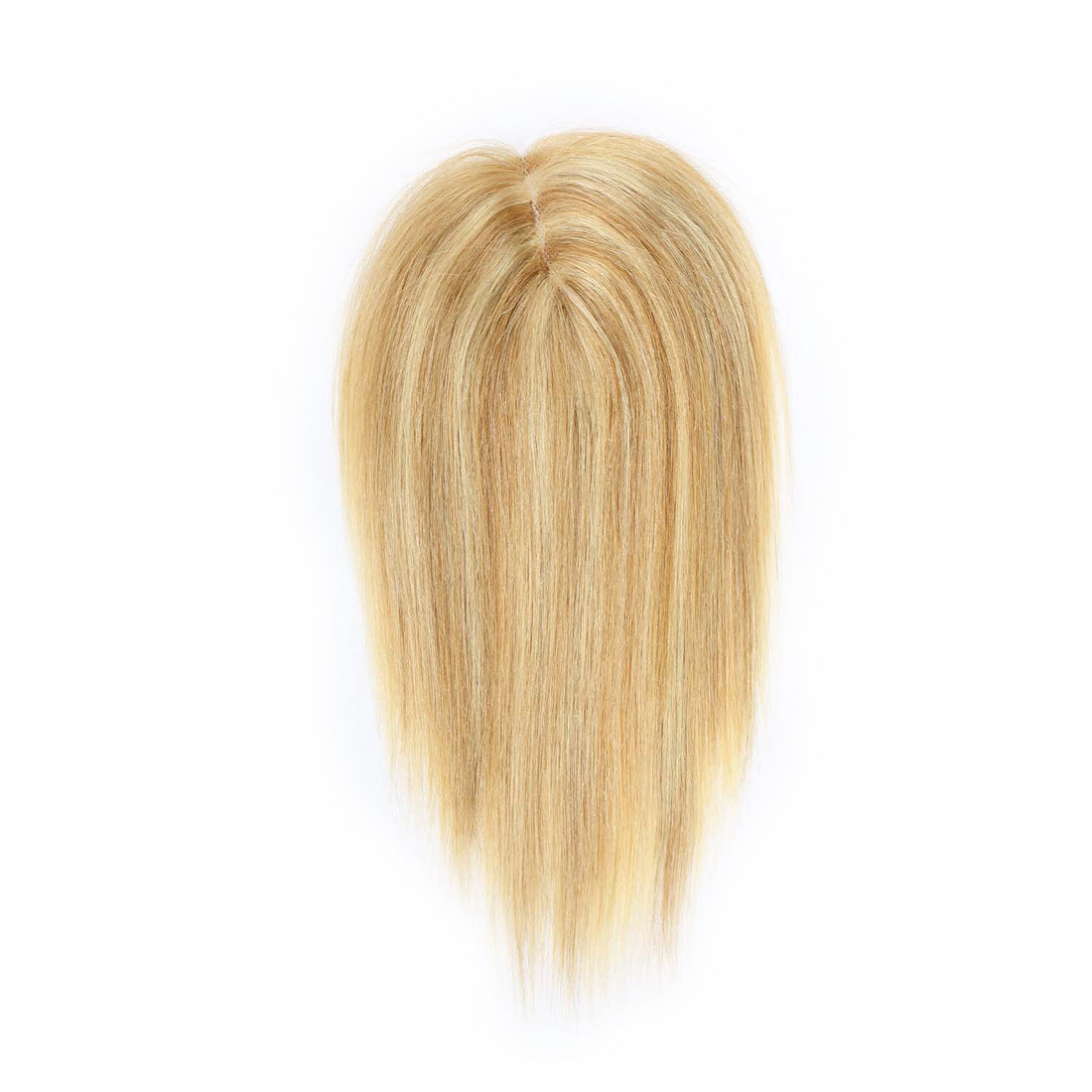 Authris Straight Women’s Butterfly Mesh Human Hair Topper | Blonde Highlights