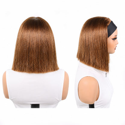 AUTHRIS Headband Bob Wig | Chocolate Brown