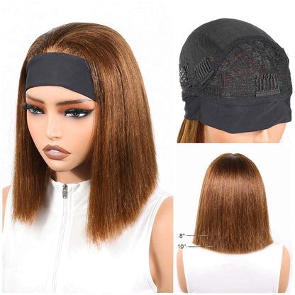 AUTHRIS Headband Bob Wig | Chocolate Brown