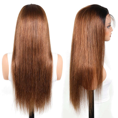 Authris Straight HD Lace Front Human Hair Wig | Chocolate Ombre