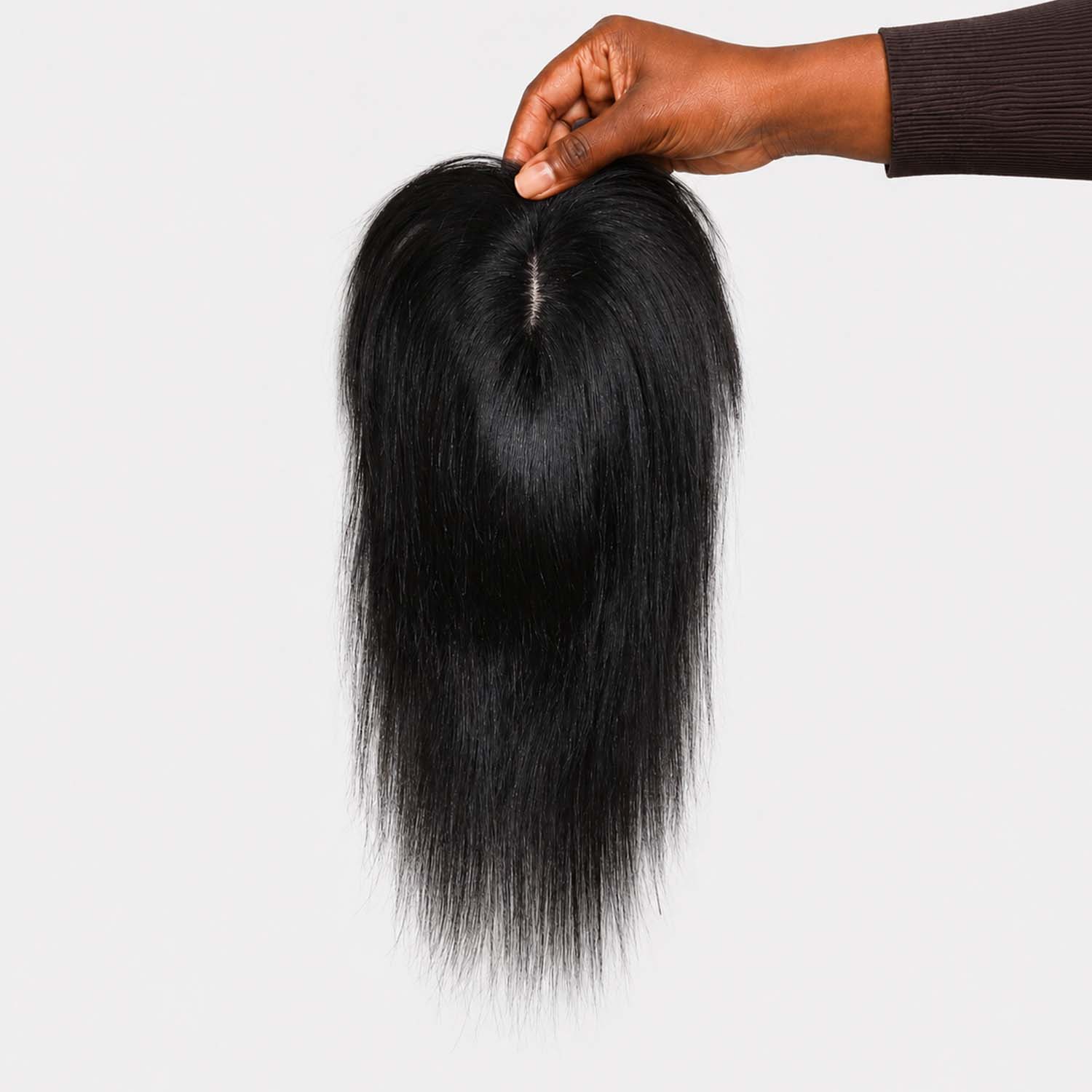 Authris Straight Clip-in Bangs Hair Topper for Women | Natural Black