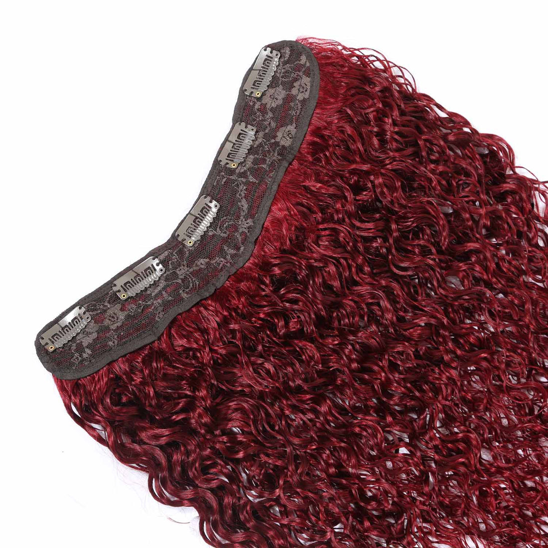 AUTHRIS Water Wave Clip-Ins (1-Piece) | Burgundy