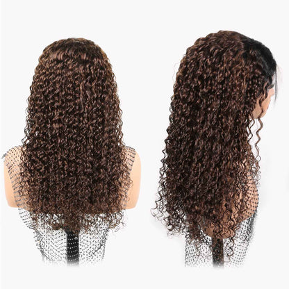 Authris Deep Wave HD Lace Front Human Hair Wig | Chocolate Ombre