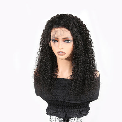Authris Curly HD Lace Front Human Hair Wig | Natural Black