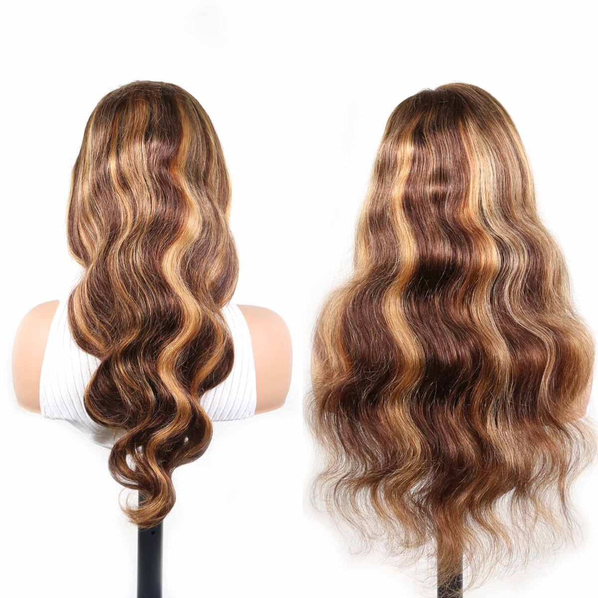 AUTHRIS Body Wave Lace Front Wig | Blonde Highlights
