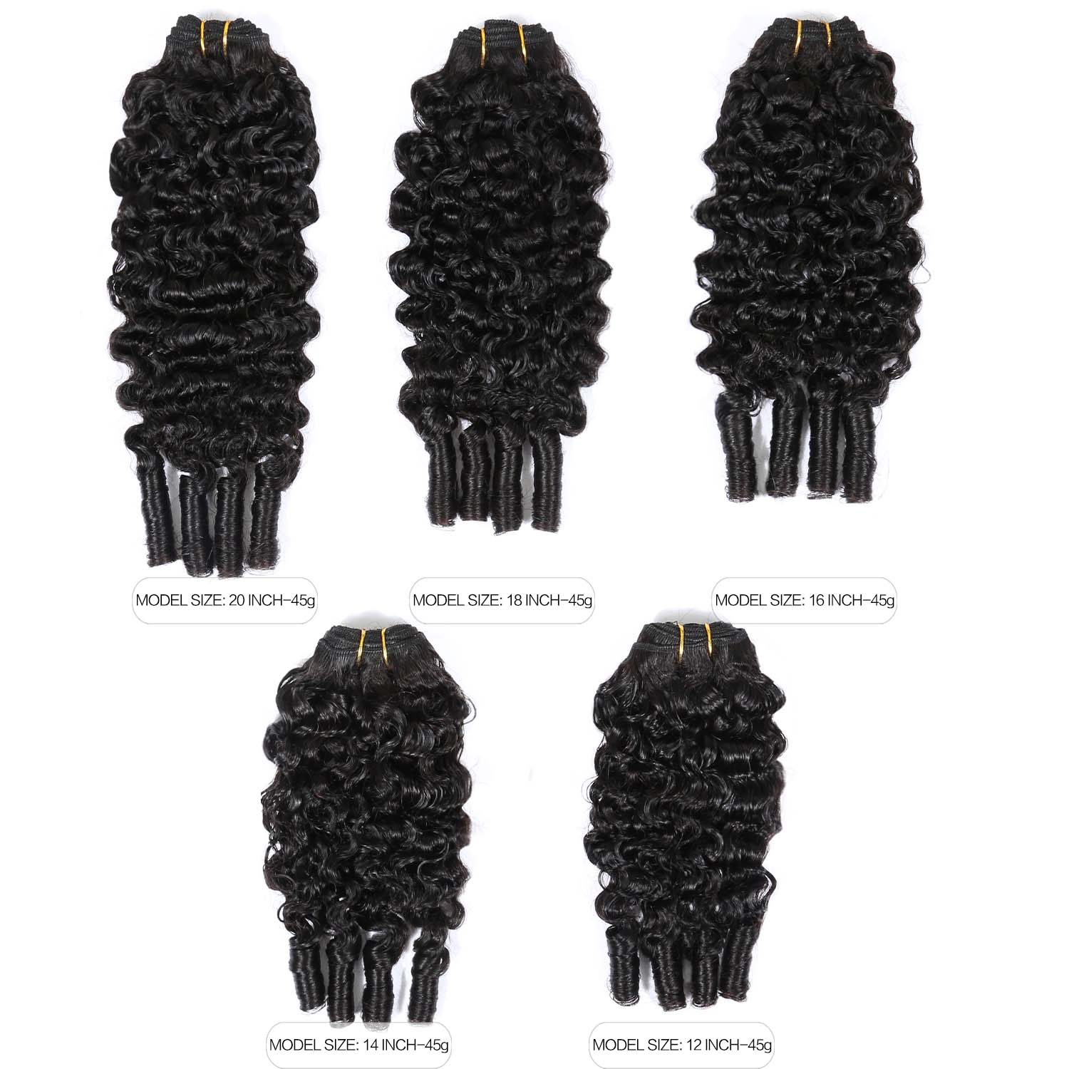 Authris Burmese Curly Human Hair Bundles | Natural Black