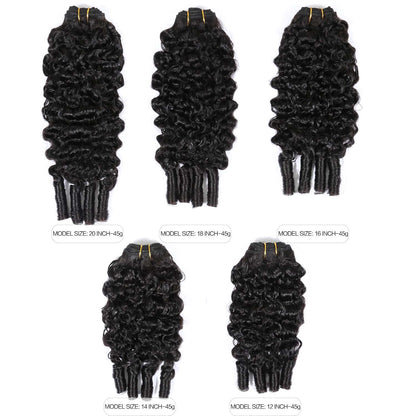 Authris Burmese Curly Human Hair Bundles | Natural Black