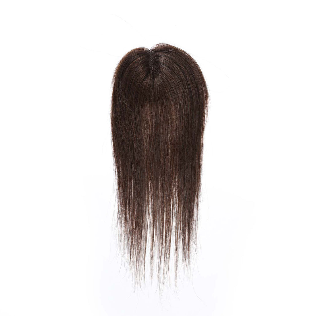 Authris Straight T-shaped middle parting Hair Topper for women | Chocolate Brown