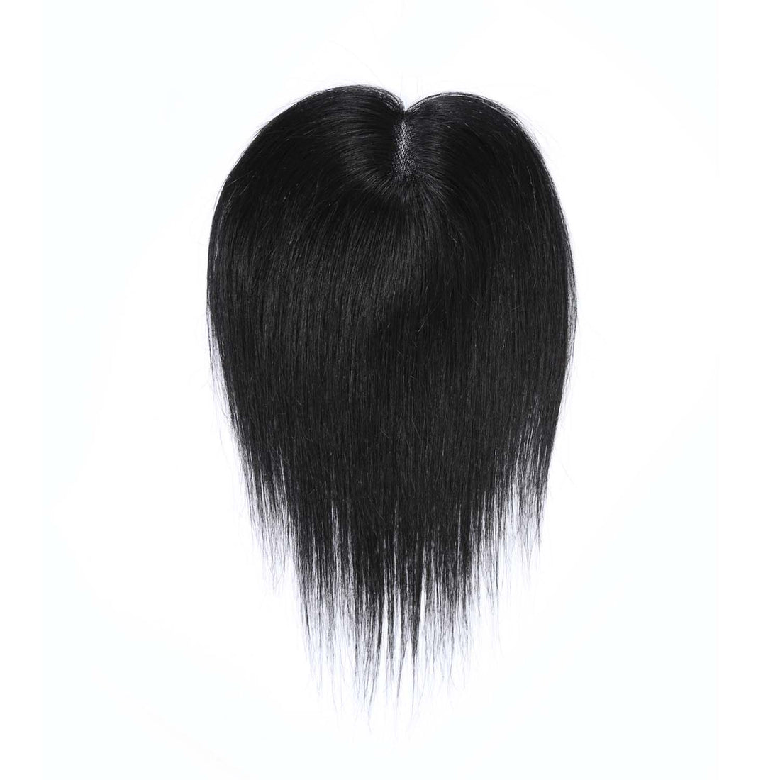 Authris Straight Women’s Butterfly Mesh Human Hair Topper | Jet Black