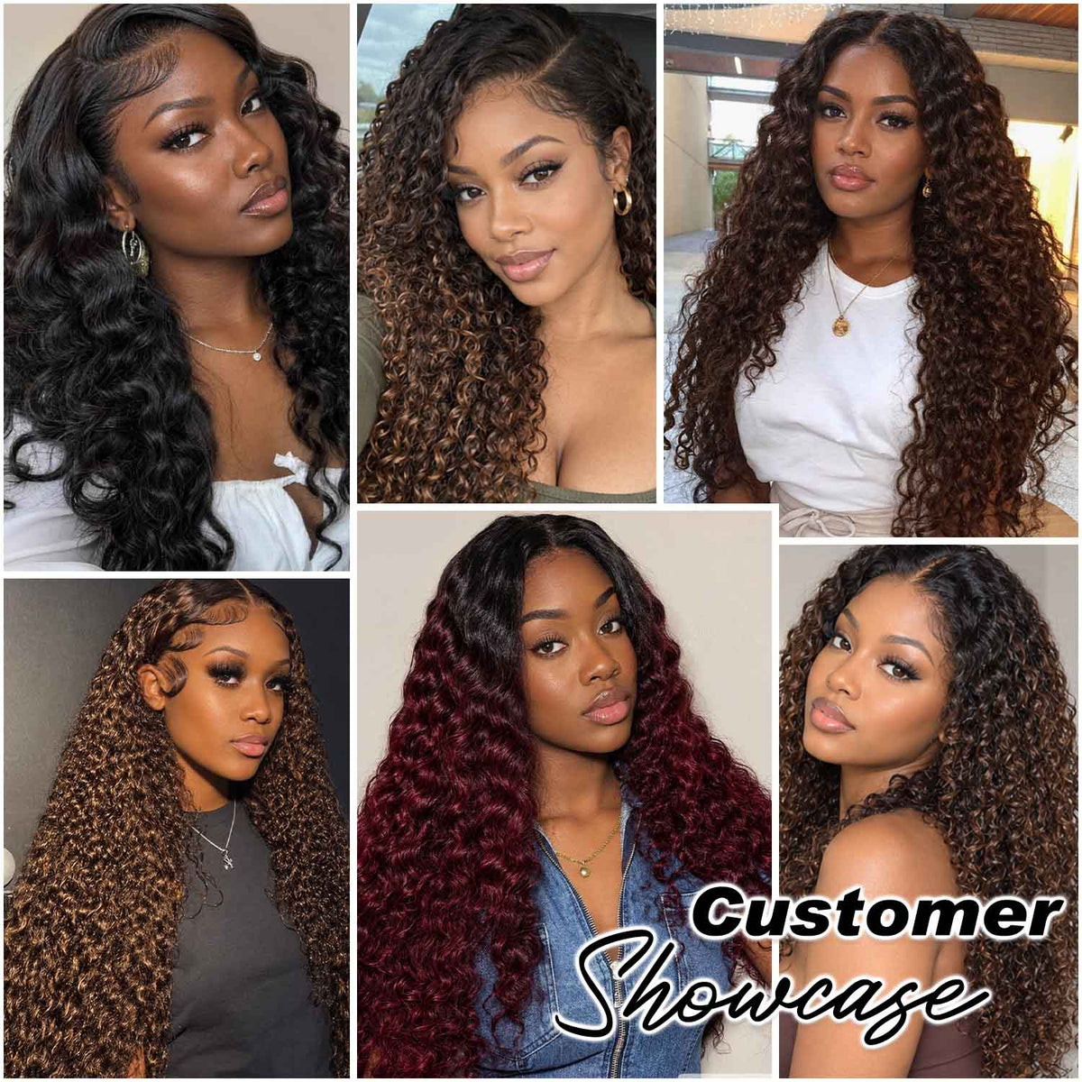 Authris Deep Wave HD Lace Front Human Hair Wig | Natural Black