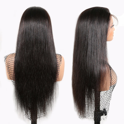 Authris Straight HD Lace Front Human Hair Wig | Natural Black