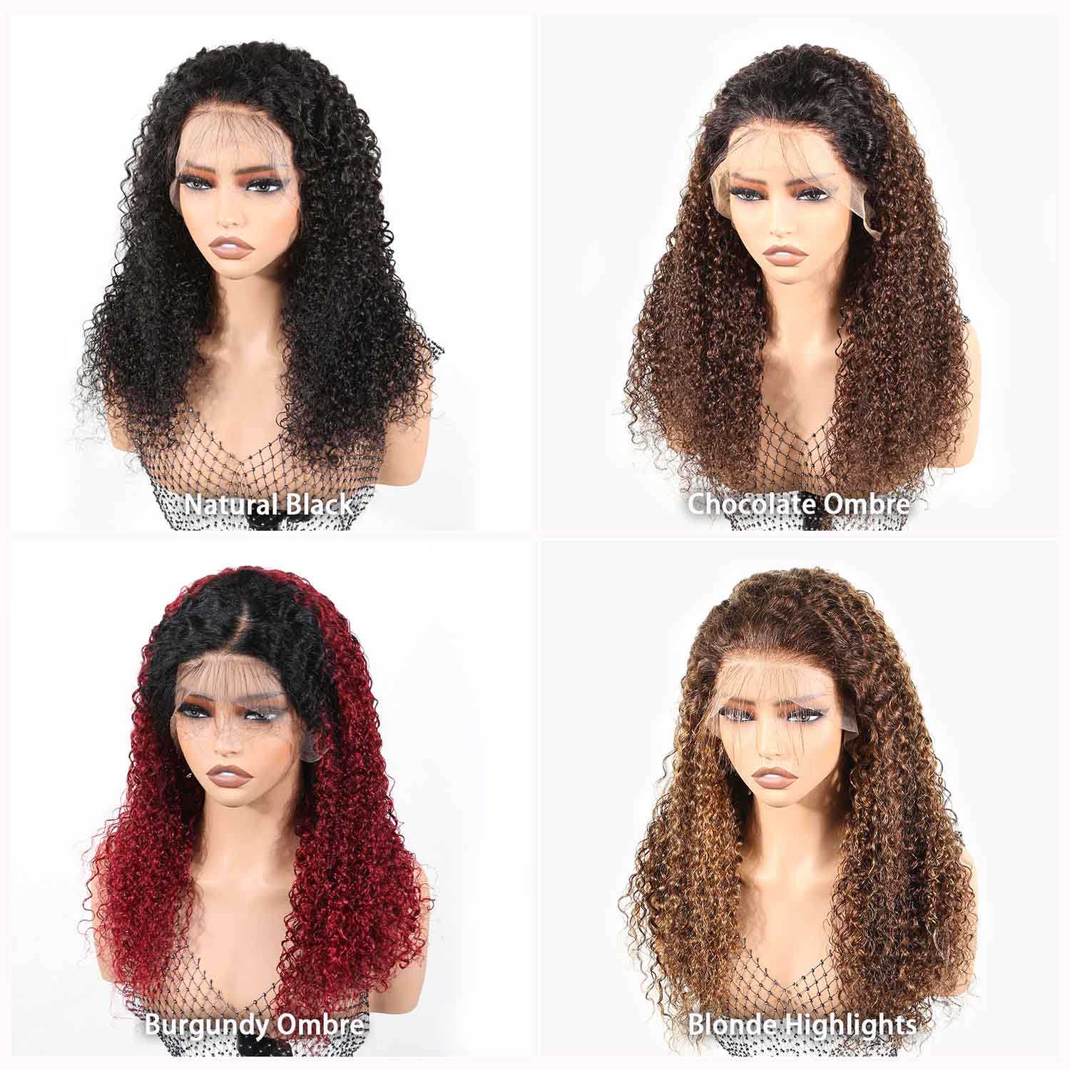 Authris Curly HD Lace Front Human Hair Wig | Natural Black
