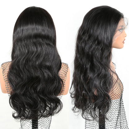 Authris Body Wave HD Lace Front Human Hair Wig | Natural Black
