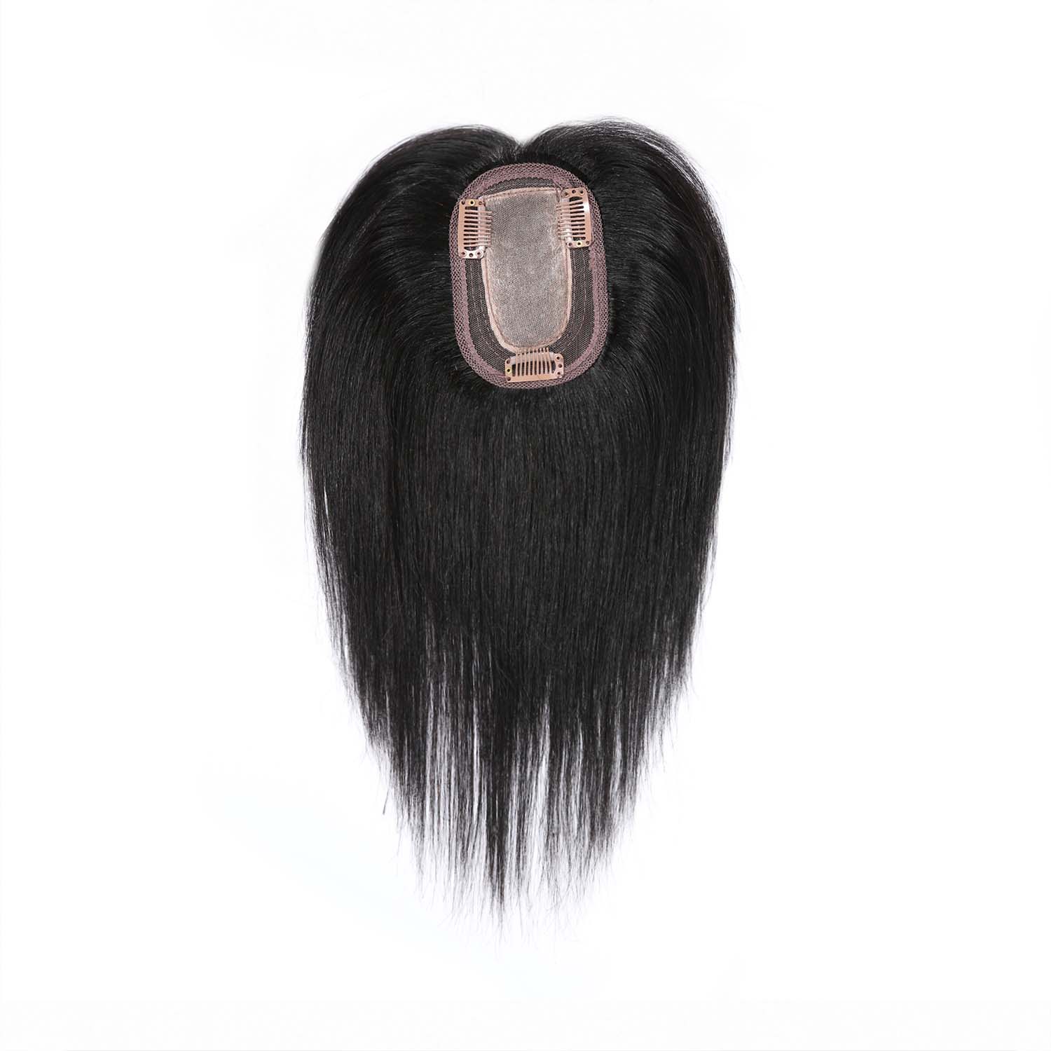 Authris Straight Clip-in Bangs Hair Topper for Women | Natural Black