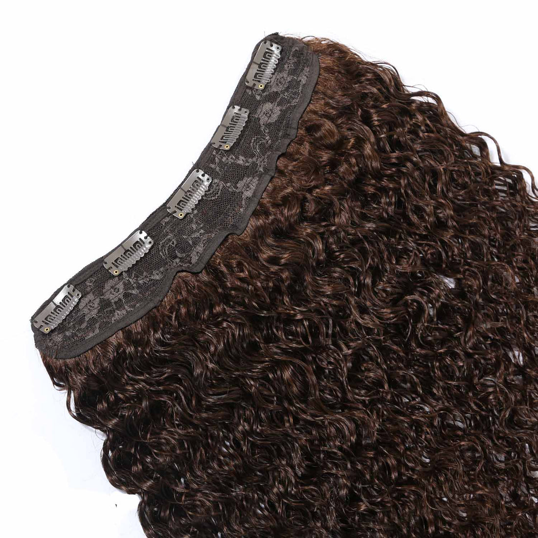 AUTHRIS Water Wave Clip-Ins (1-Piece) | Chocolate Brown