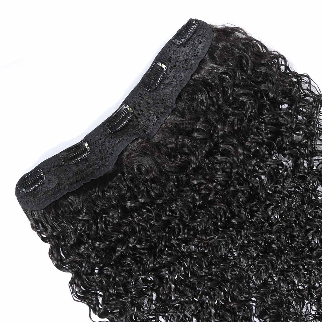 AUTHRIS Curly Clip-Ins (1-Piece) | Natural Black