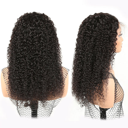 Authris Curly HD Lace Front Human Hair Wig | Natural Black