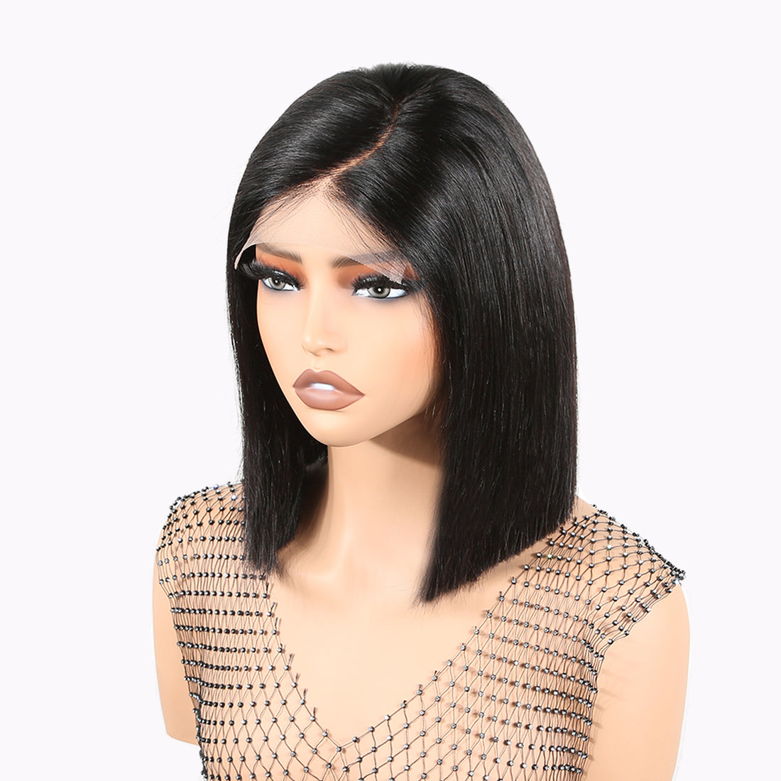 Authris Straight Bob Human Hair Wig | Natural Black
