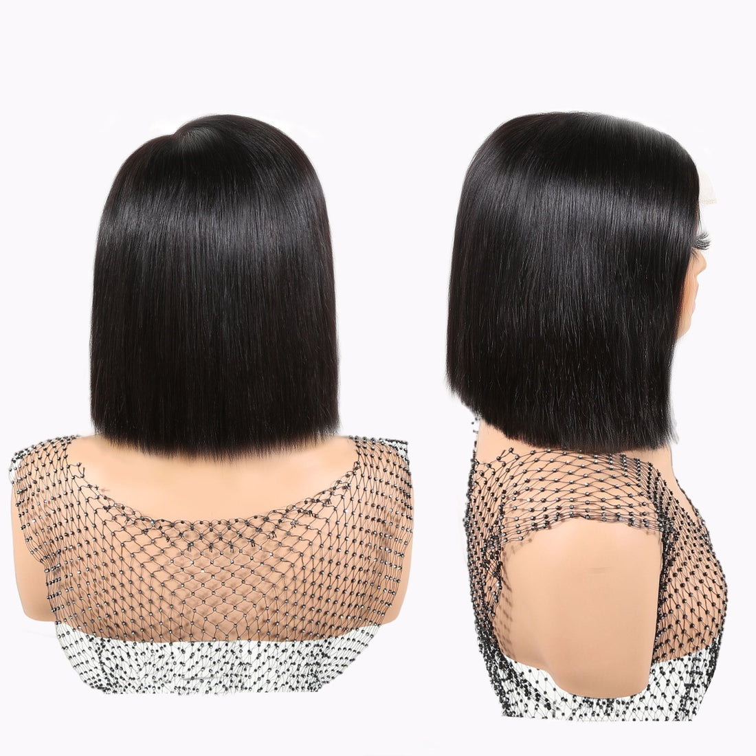 Authris Straight Bob Human Hair Wig | Natural Black