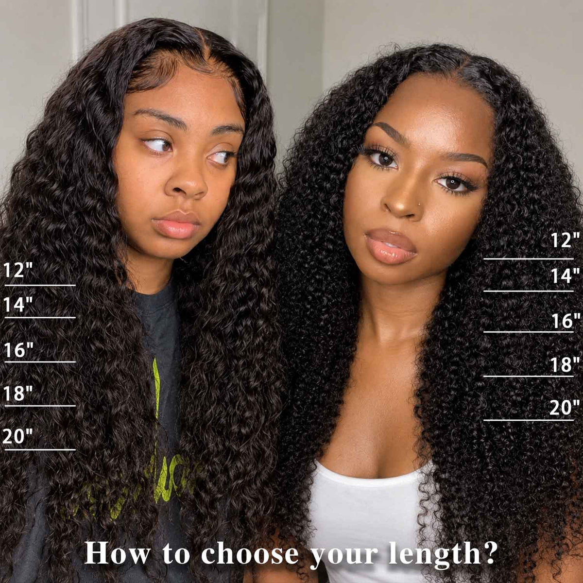 Authris Deep Wave 4-Piece Clip-In Human Hair Extensions | Natural Black