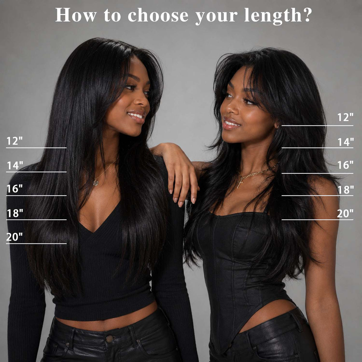 Authris Straight 1-Piece Clip-In Human Hair Extensions | Auburn Brown