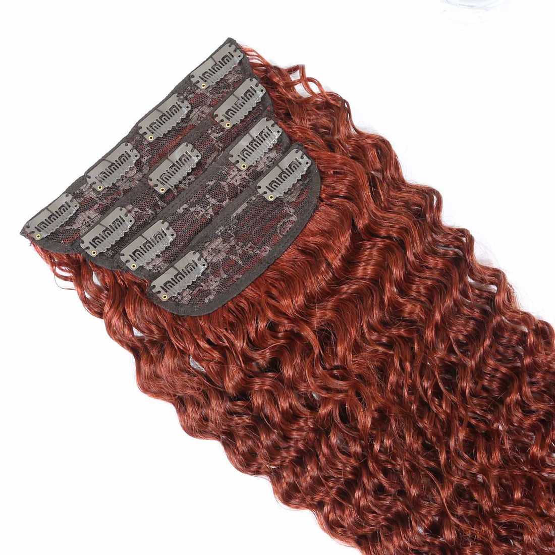AUTHRIS Deep Wave Clip-Ins (4-Piece) | Auburn Brown