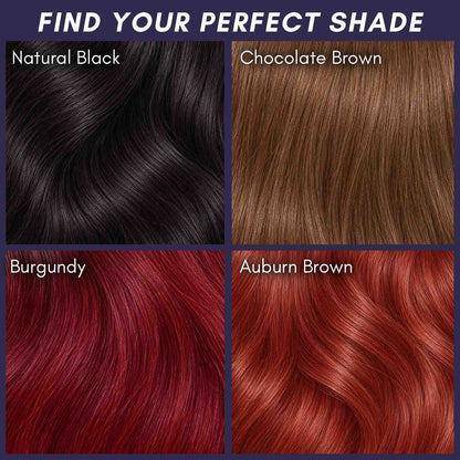 Authris Afro Kinky Curly 1-Piece Clip-In Human Hair Extensions | Auburn Brown